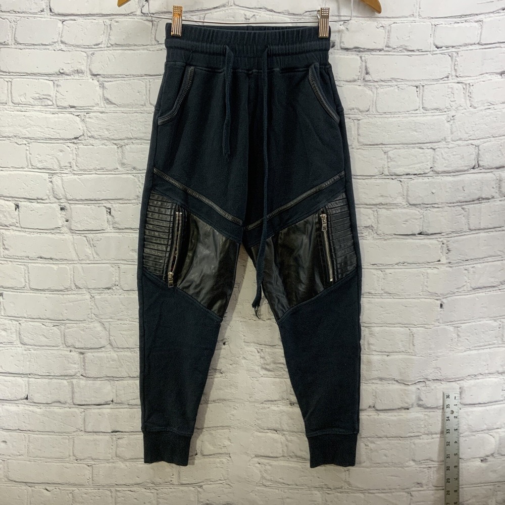 Zeal Company Pants Black Sz XS Jogger Unleash The Beat‎ Monsters